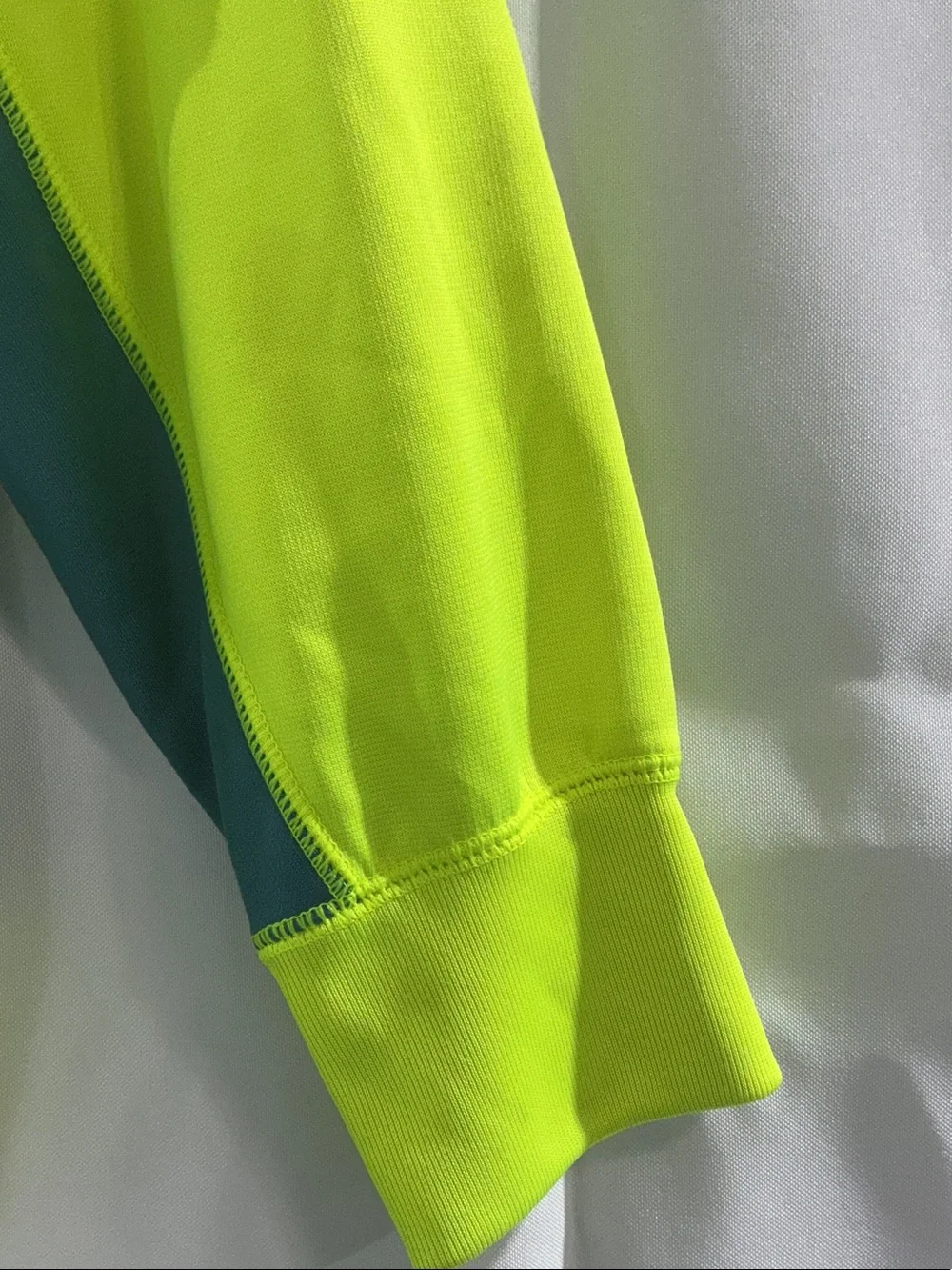 Nike Neon Yellow & Teal Performance Kids Hoodie
